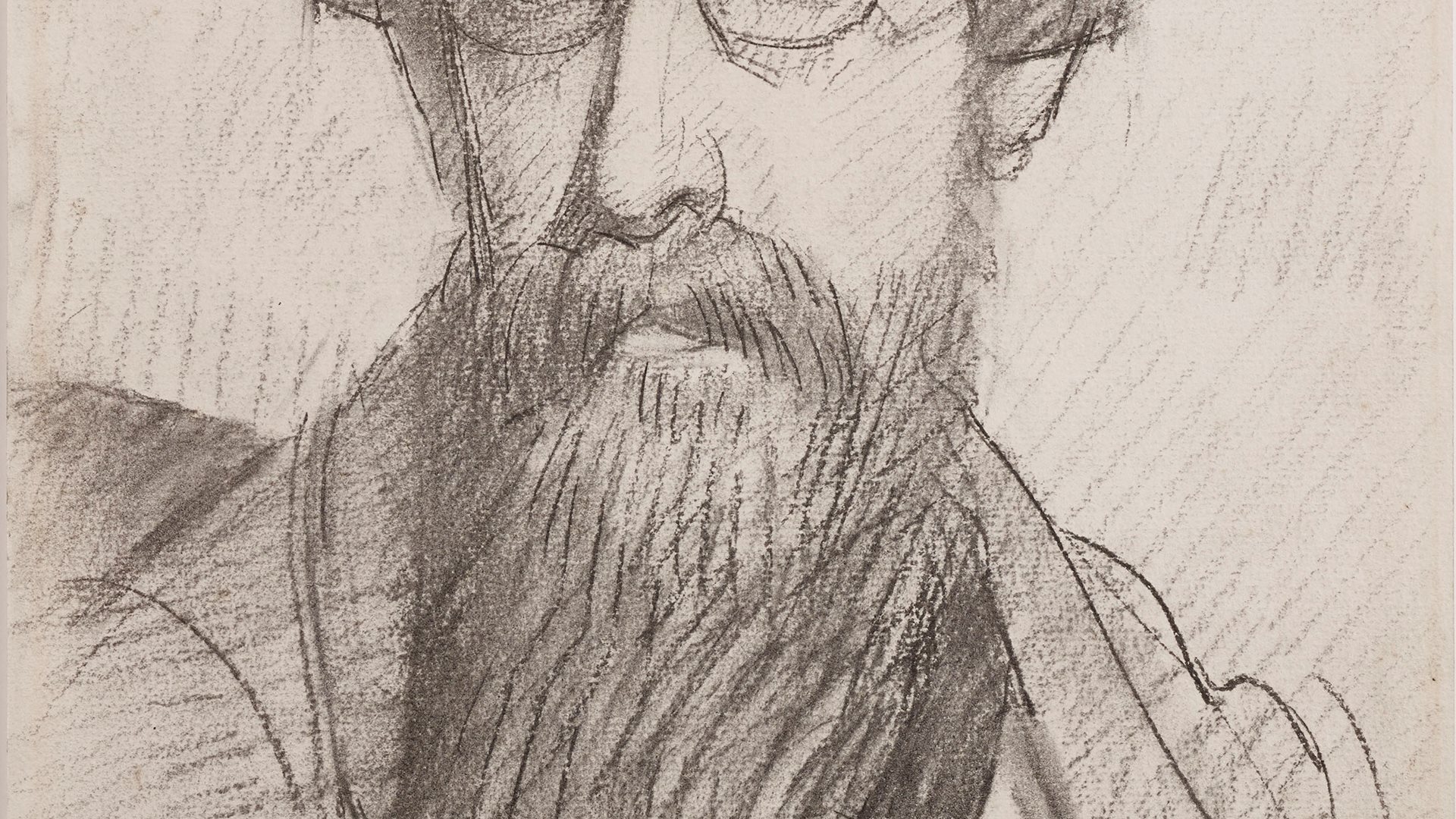 Study for the portrait of Lytton Strachey
