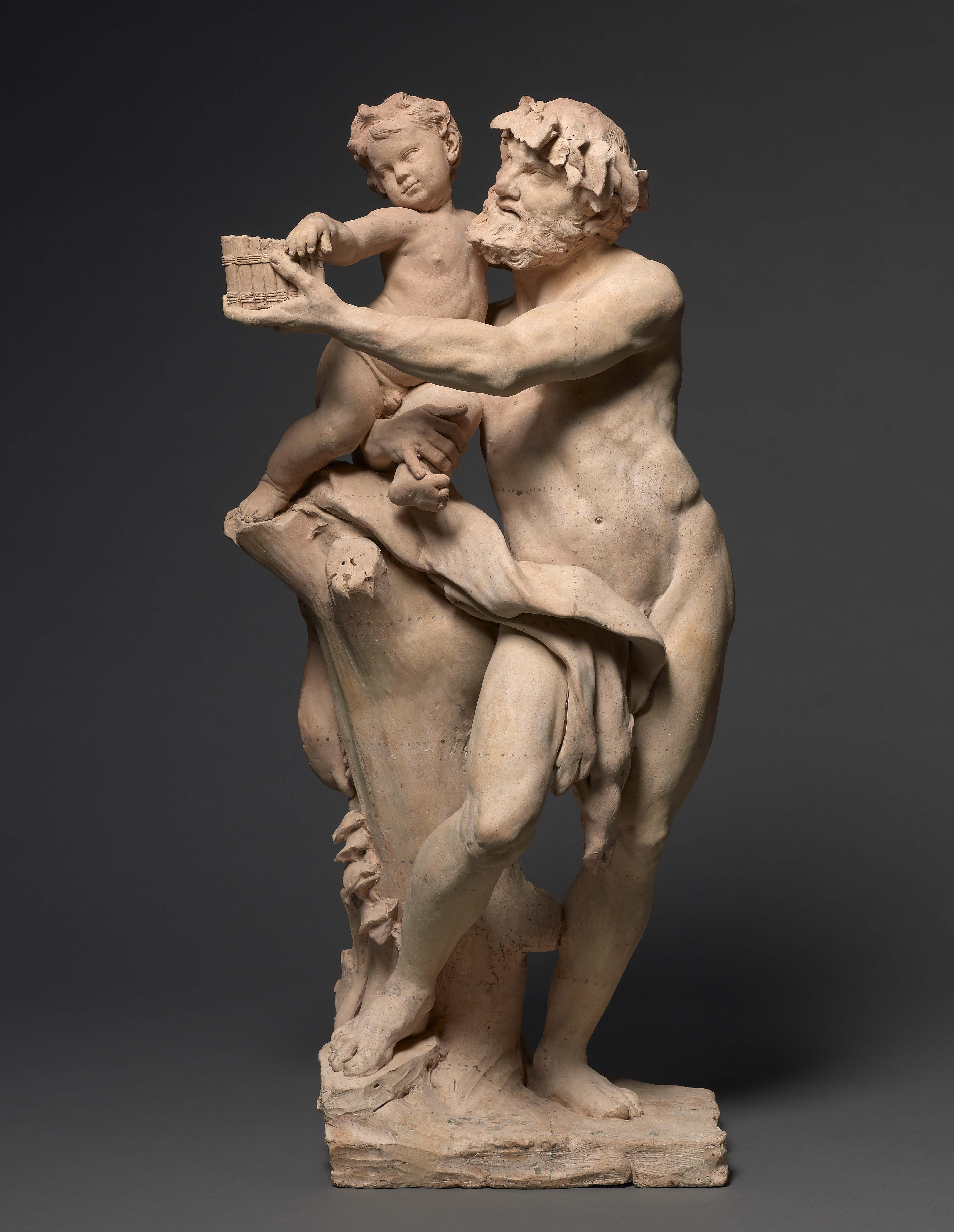 Silenus with the infant Bacchus (‘Faune’)