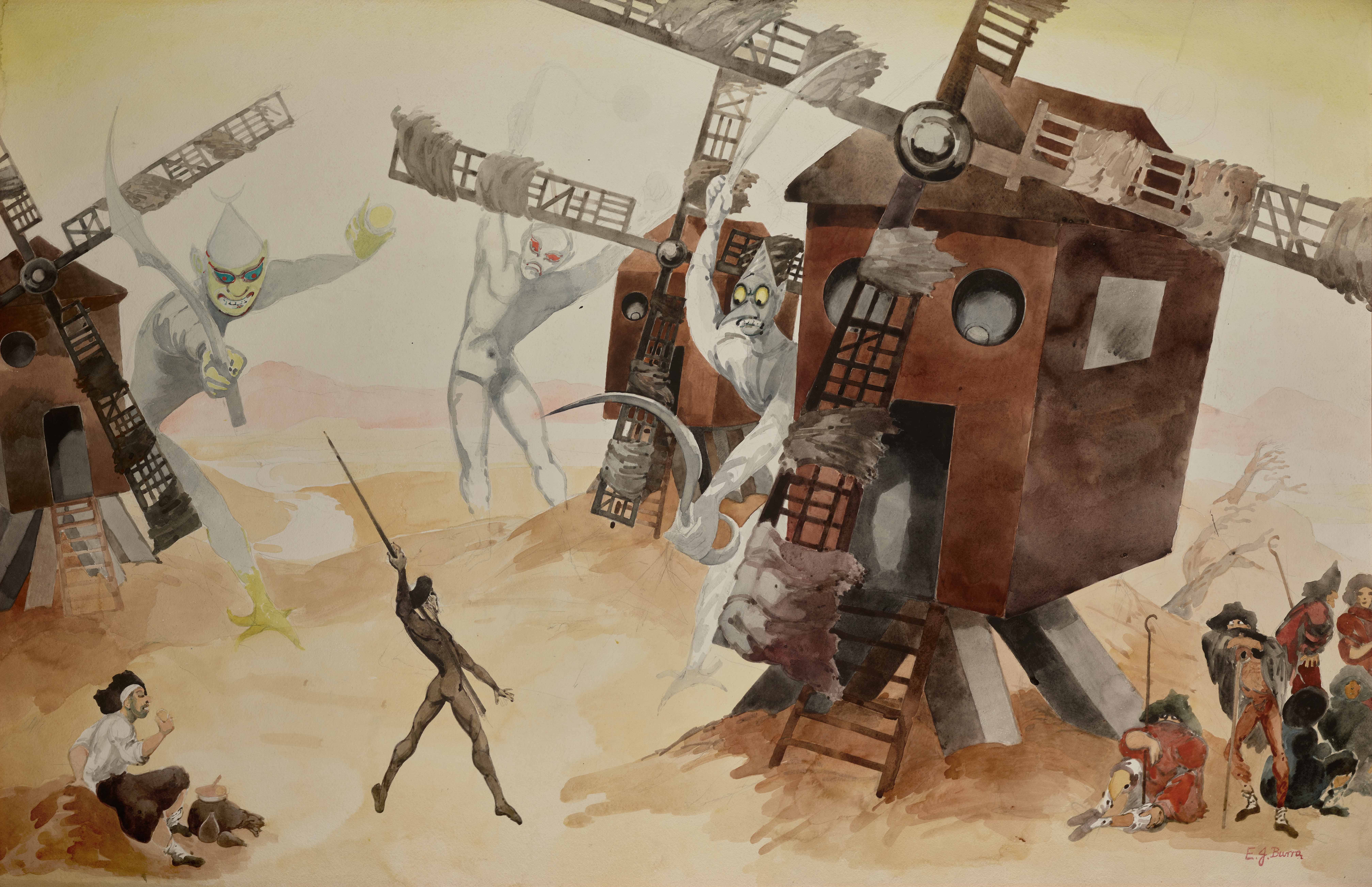 Set Design for Don Quixote: Act II, Scene III