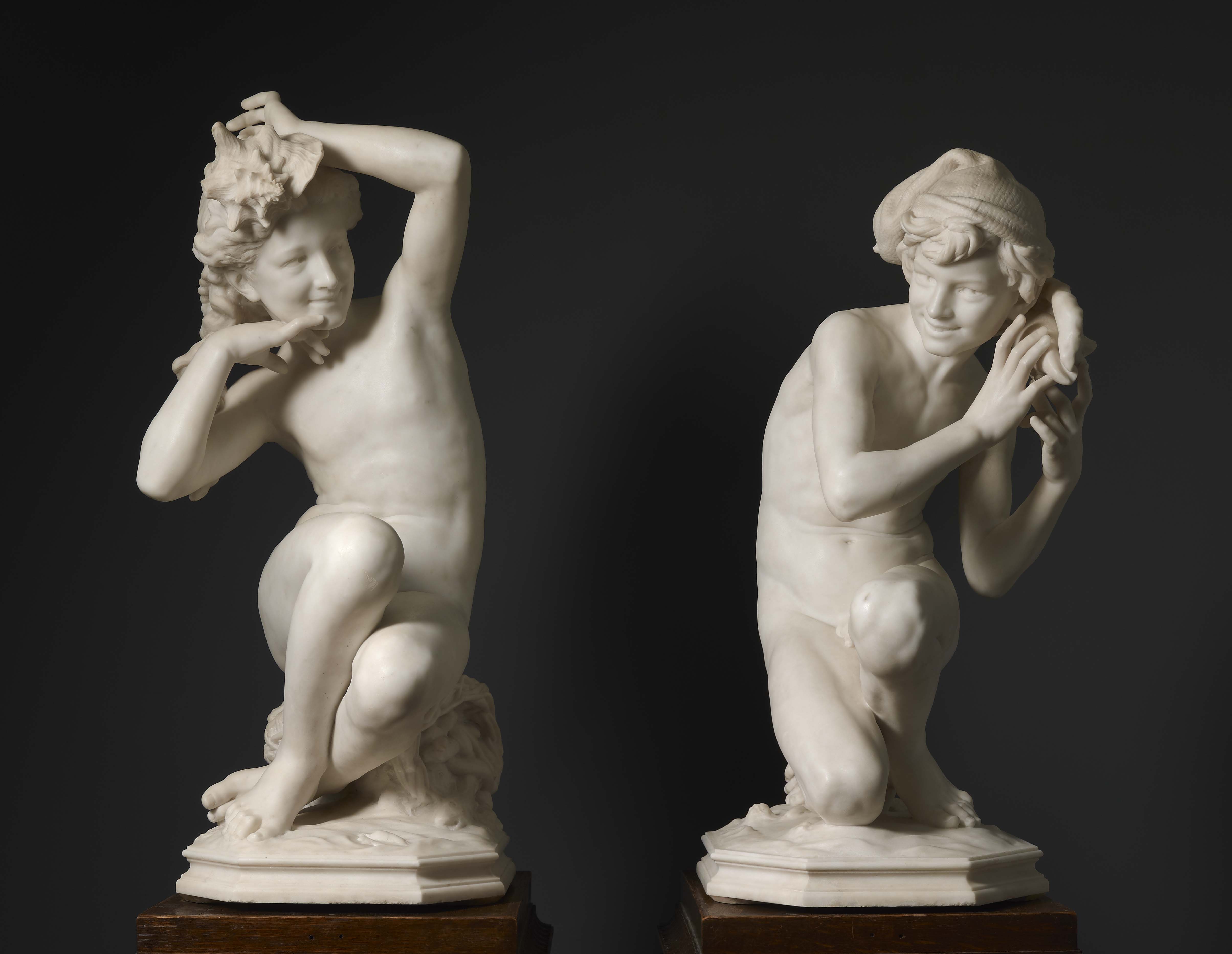 Jeune Fille à la Coquille et Pêcheur à la Coquille