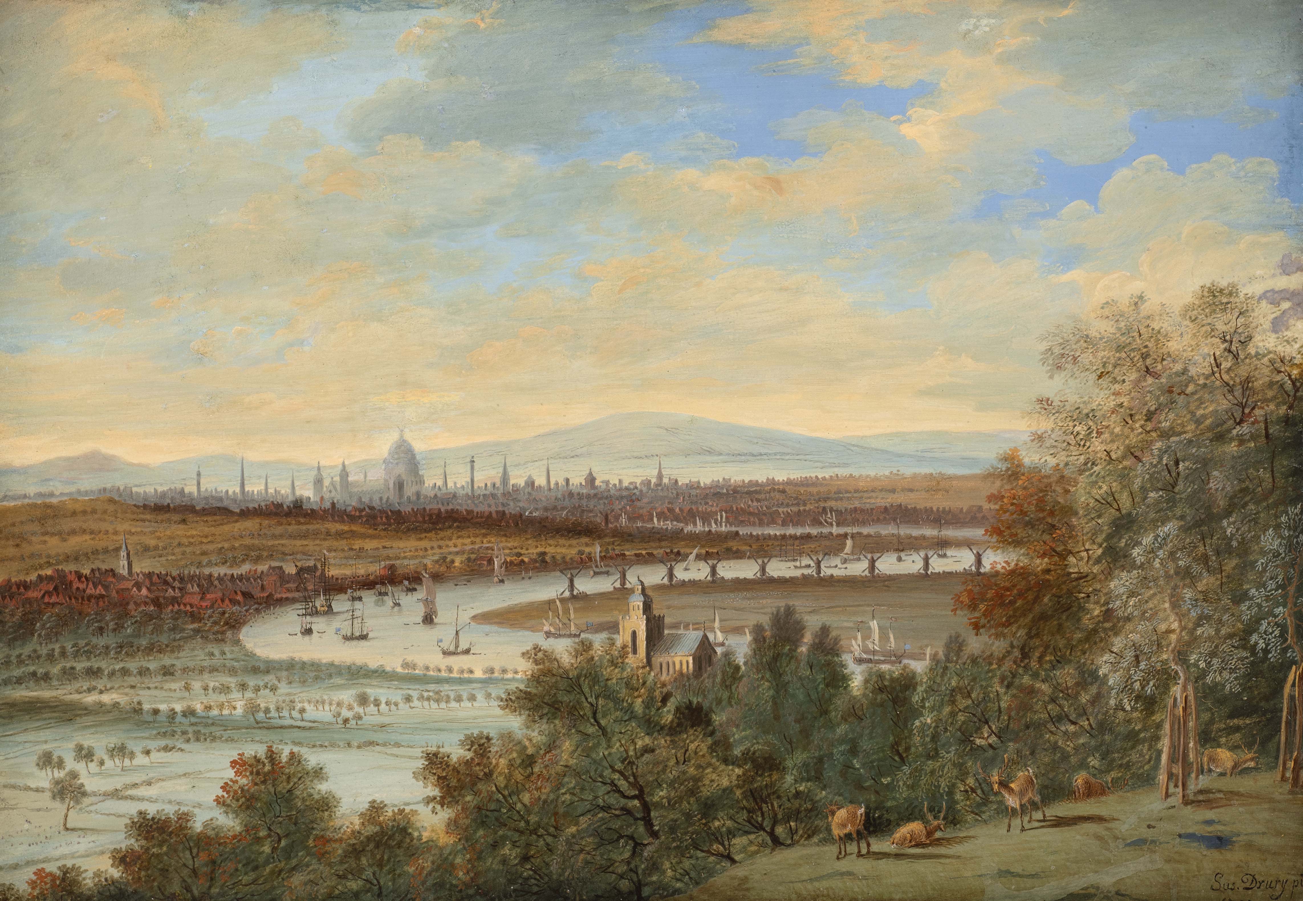 View of London from Greenwich