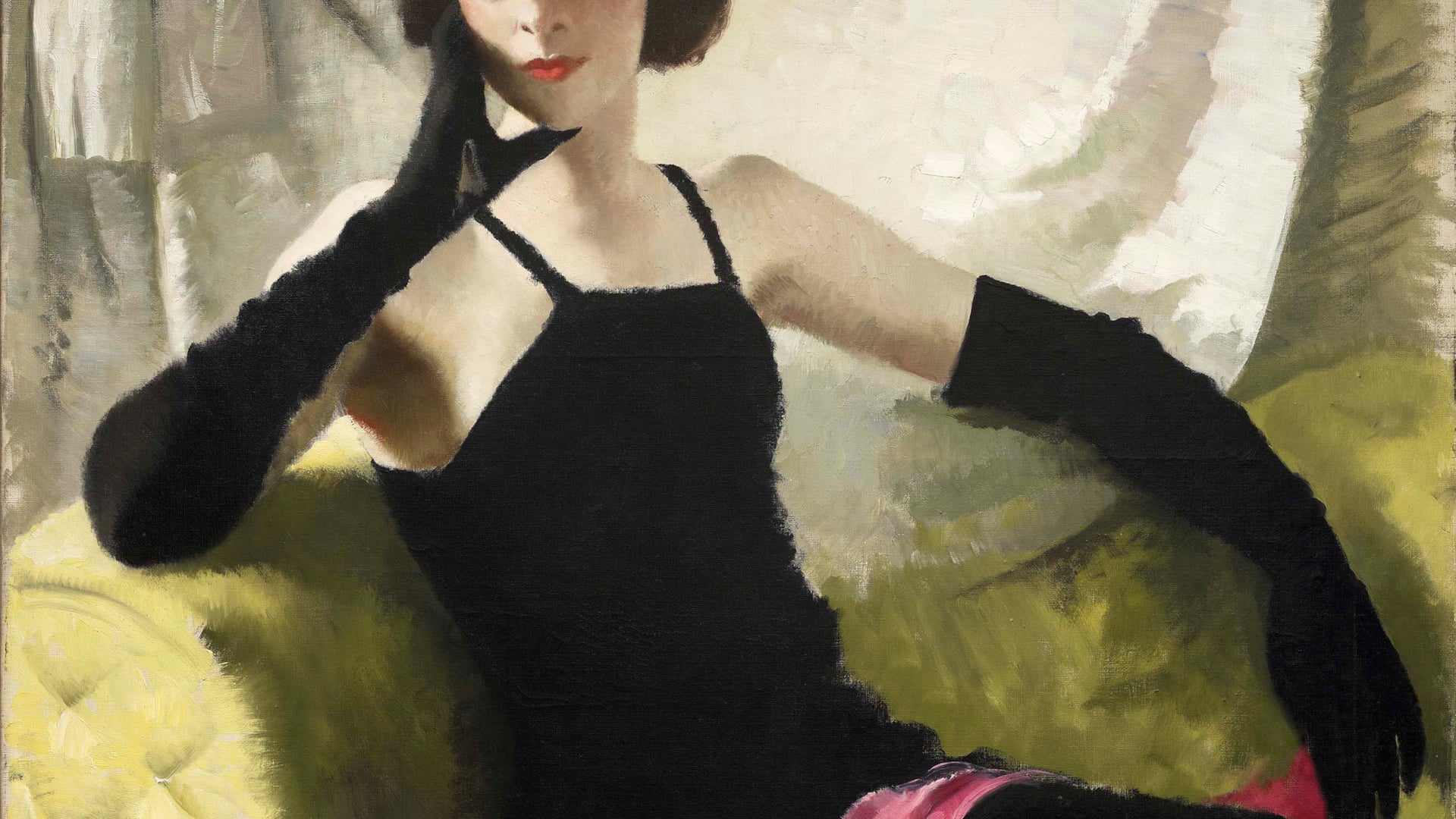Portrait of Miss Sanders Watney