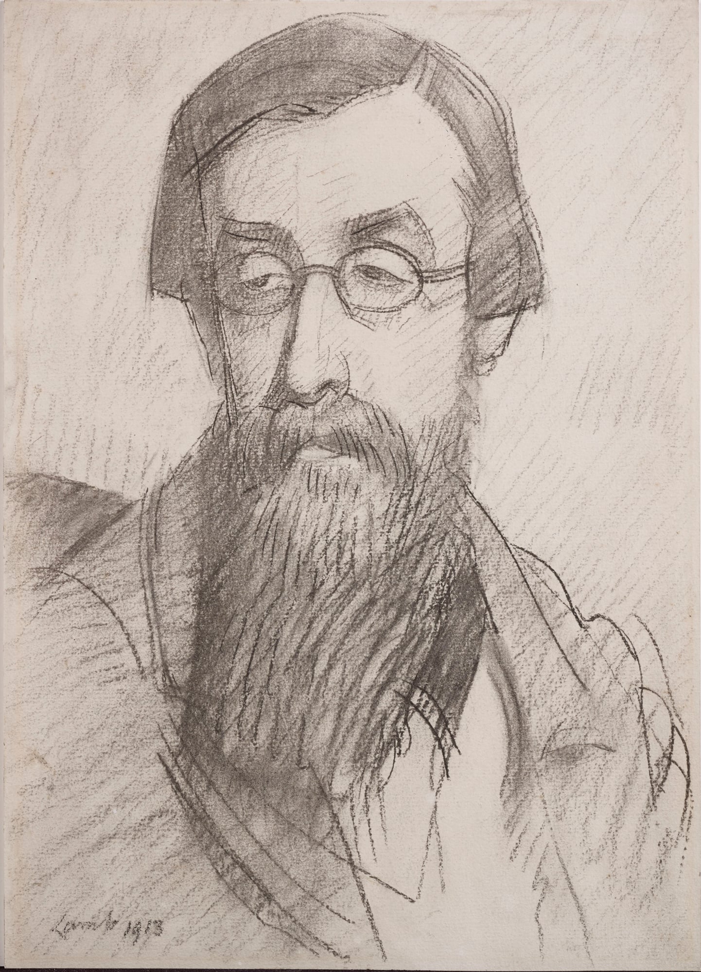 Study for the portrait of Lytton Strachey