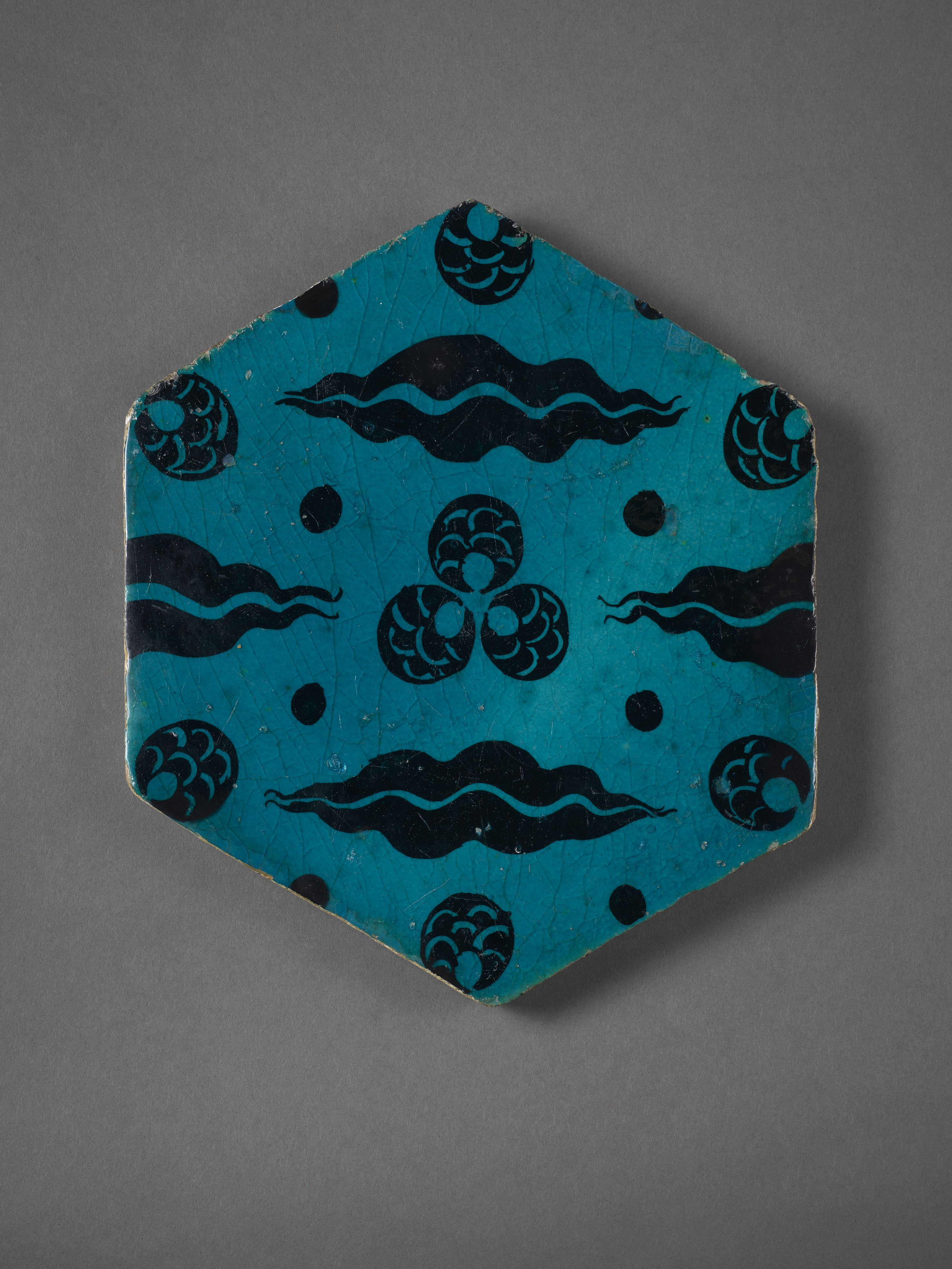 Hexagonal Cintamani Tile