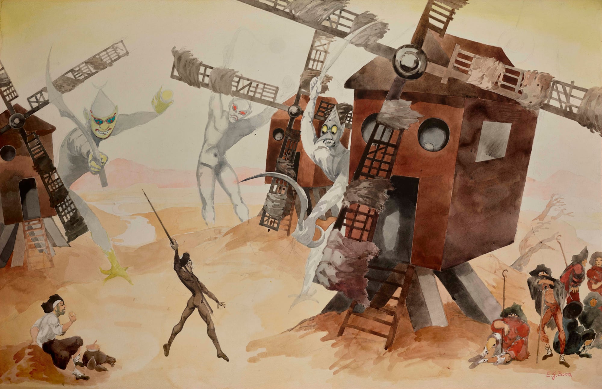 Set Design for Don Quixote: Act II, Scene III