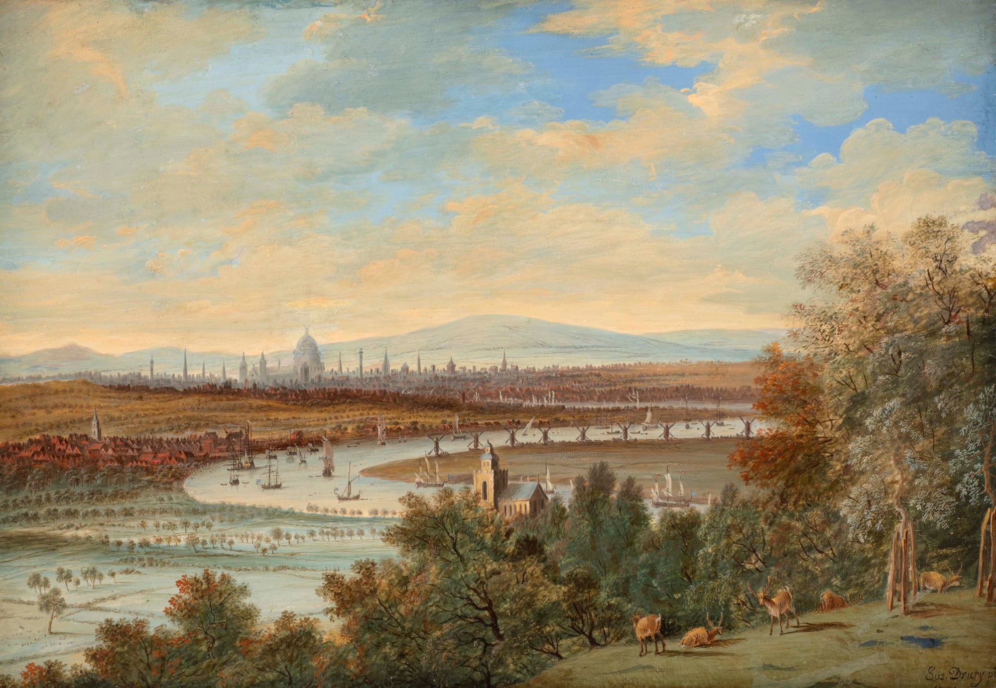 View of London from Greenwich